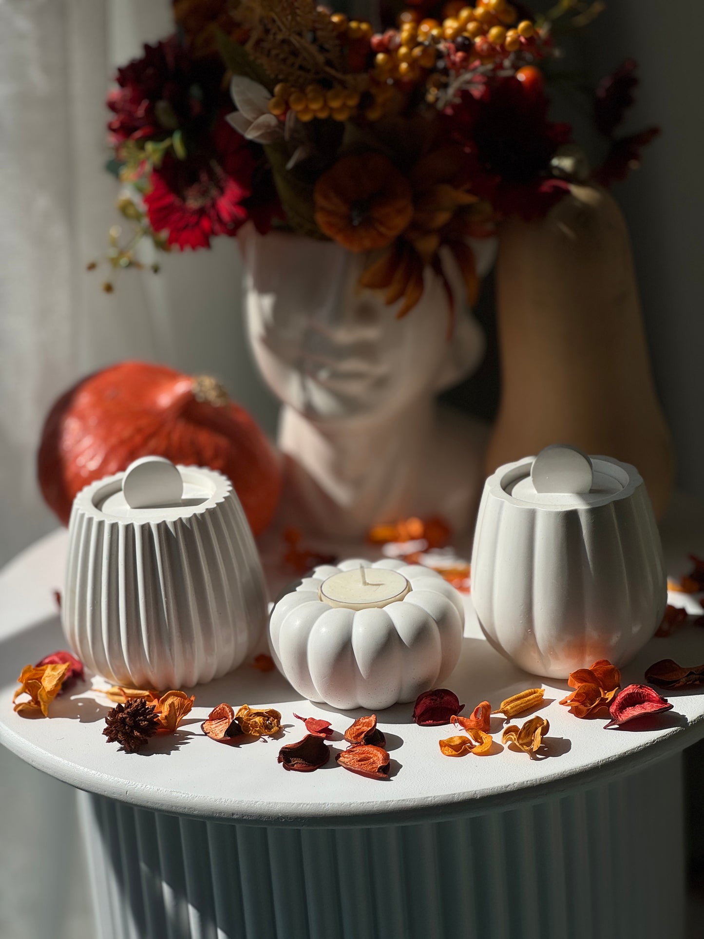 Autumn Glow | Elegant Pumpkin Jars