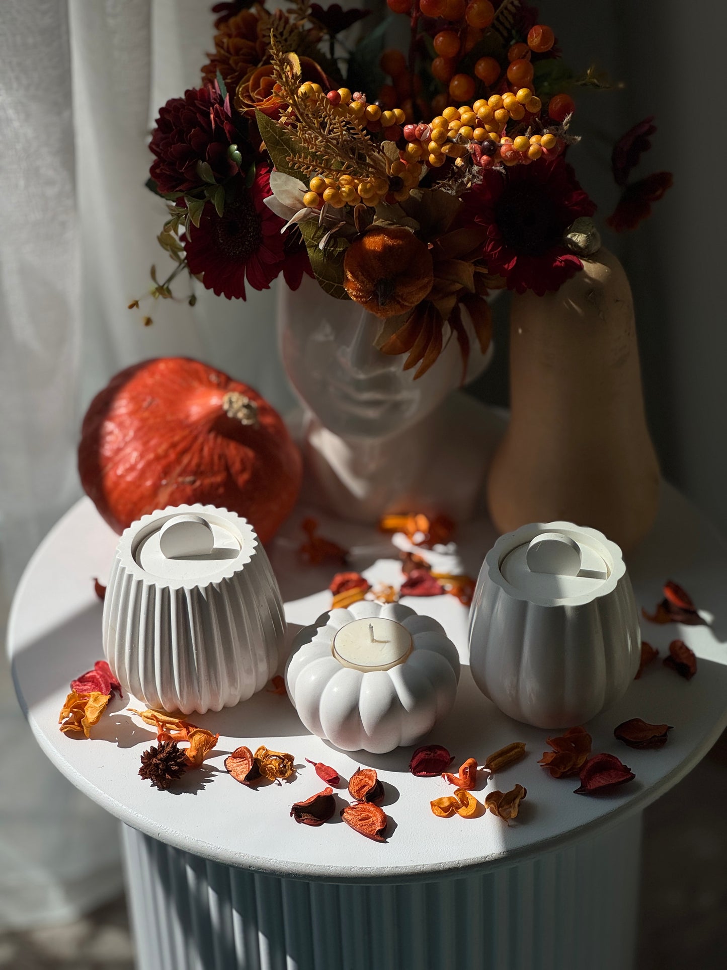 Autumn Glow | Elegant Pumpkin Jars