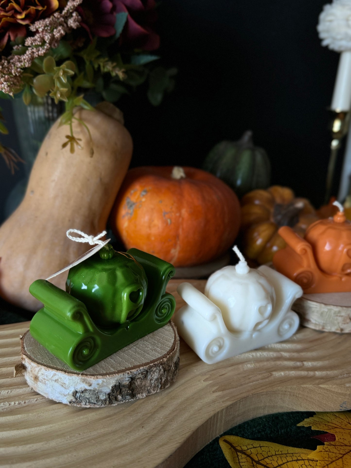 Autumn Sculptural Candles