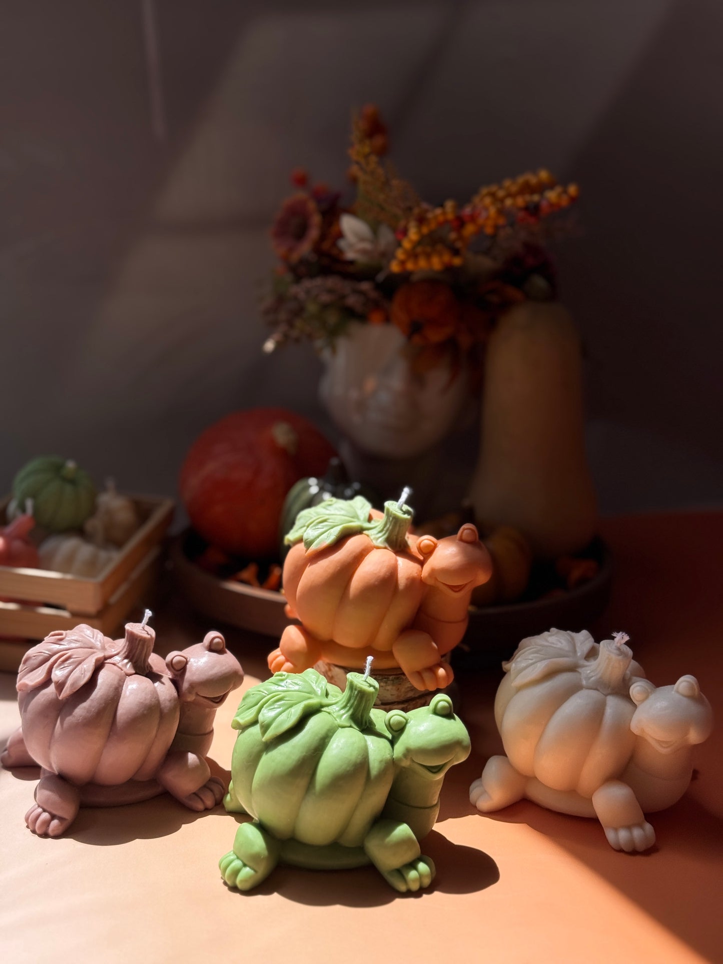 Autumn Sculptural Candles
