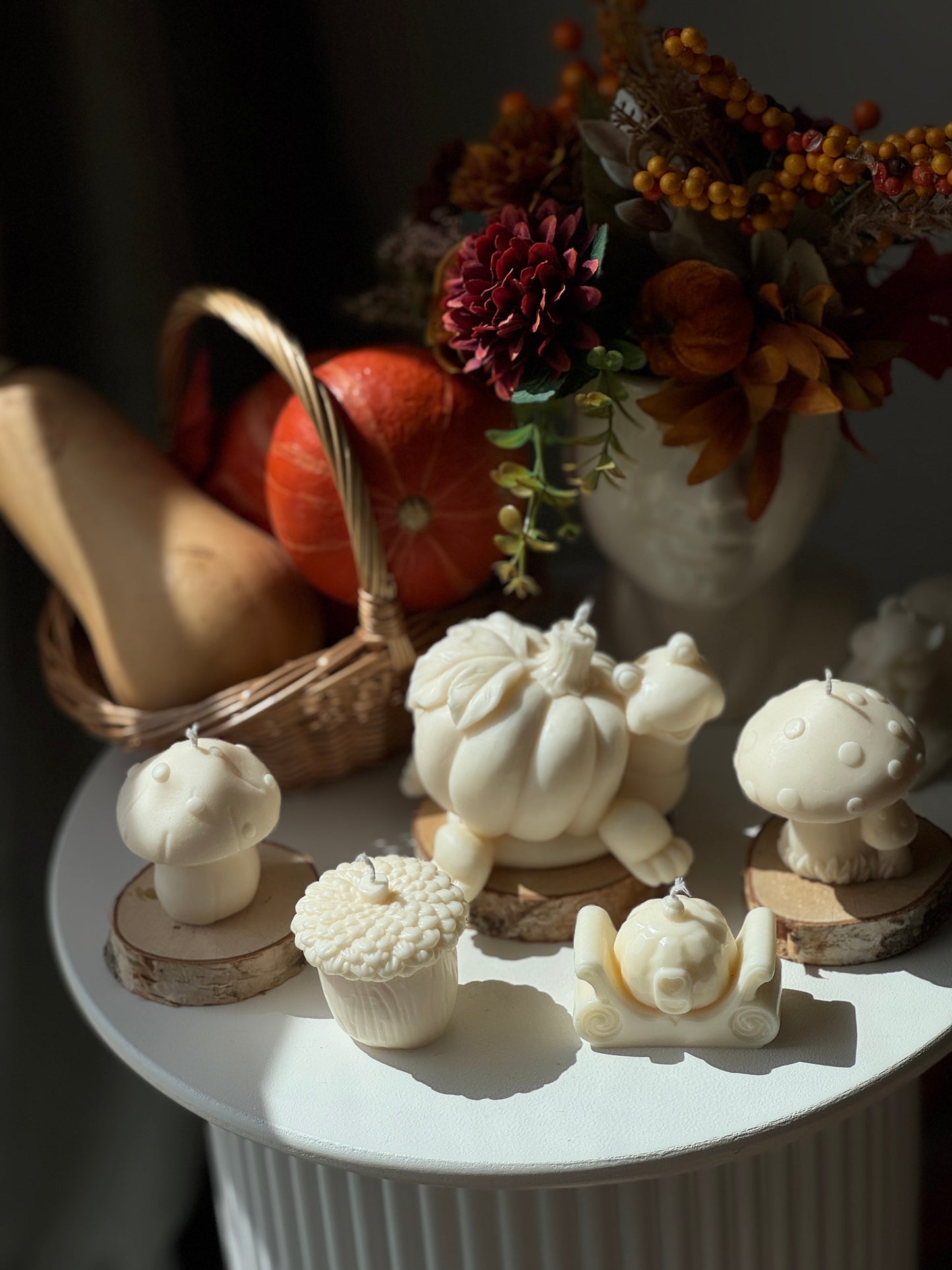 Autumn Sculptural Candles