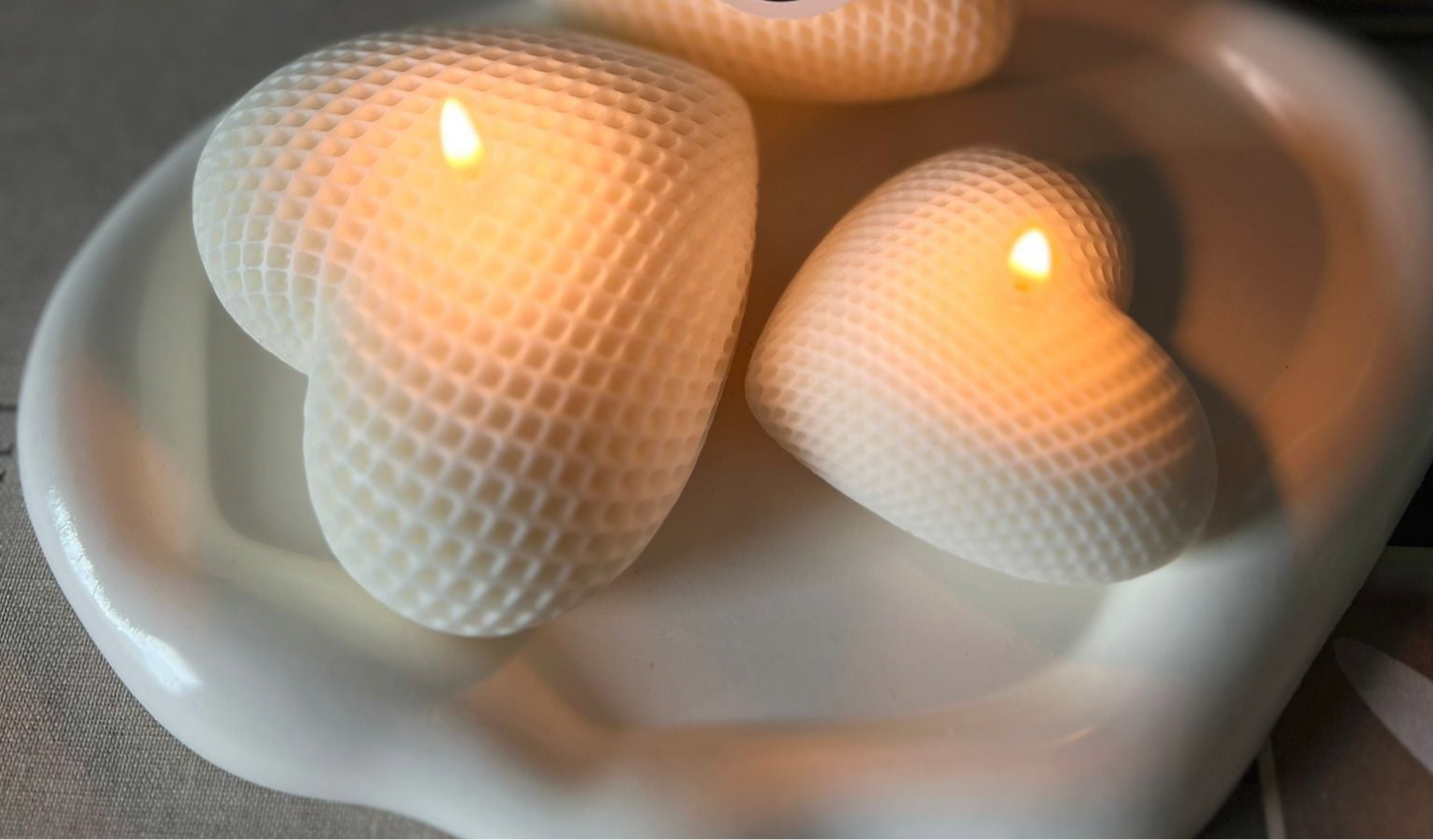 Hearts in Bloom Candles