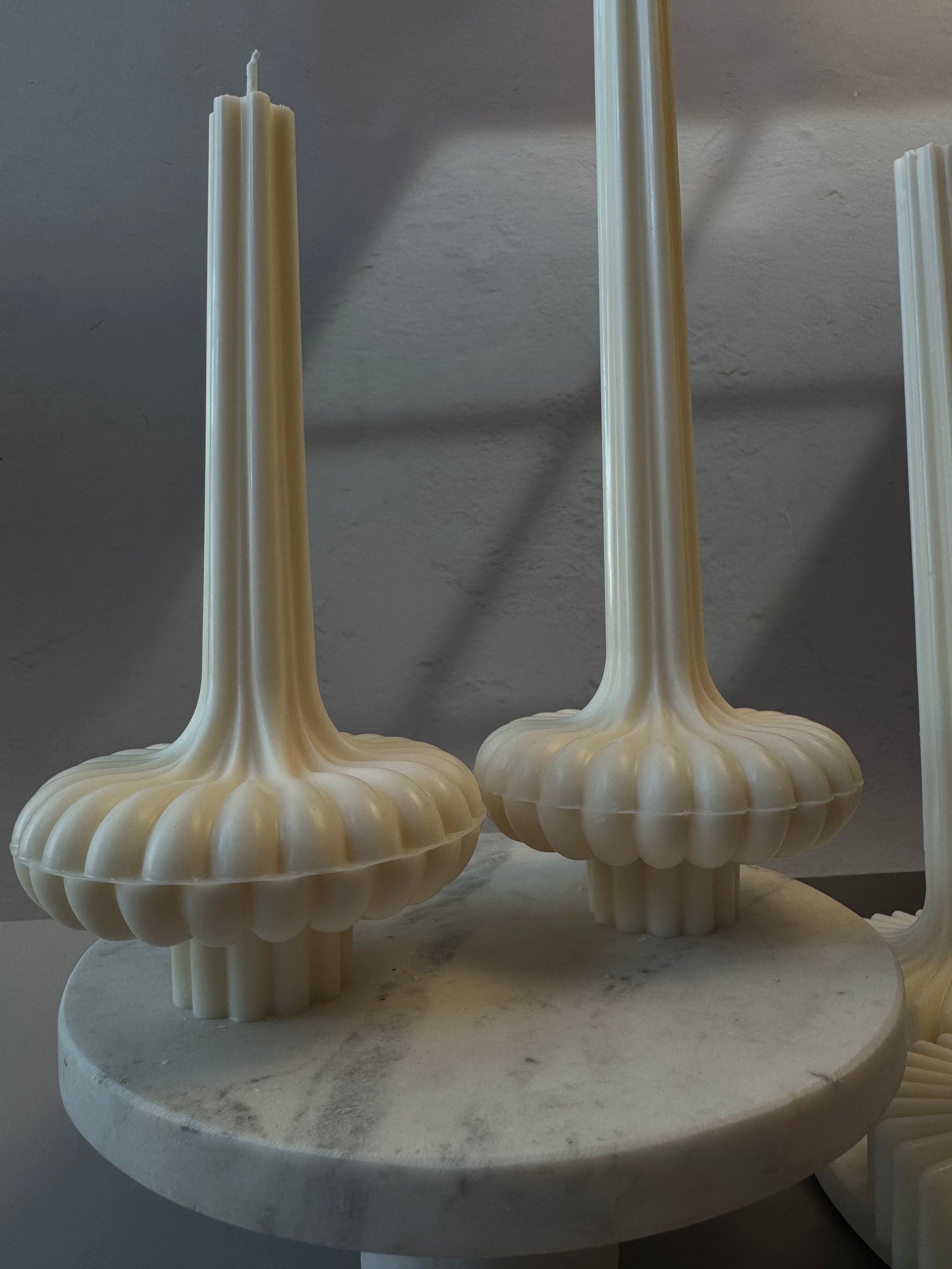Linéa Collection: Ripple & Fluted Taper Candles