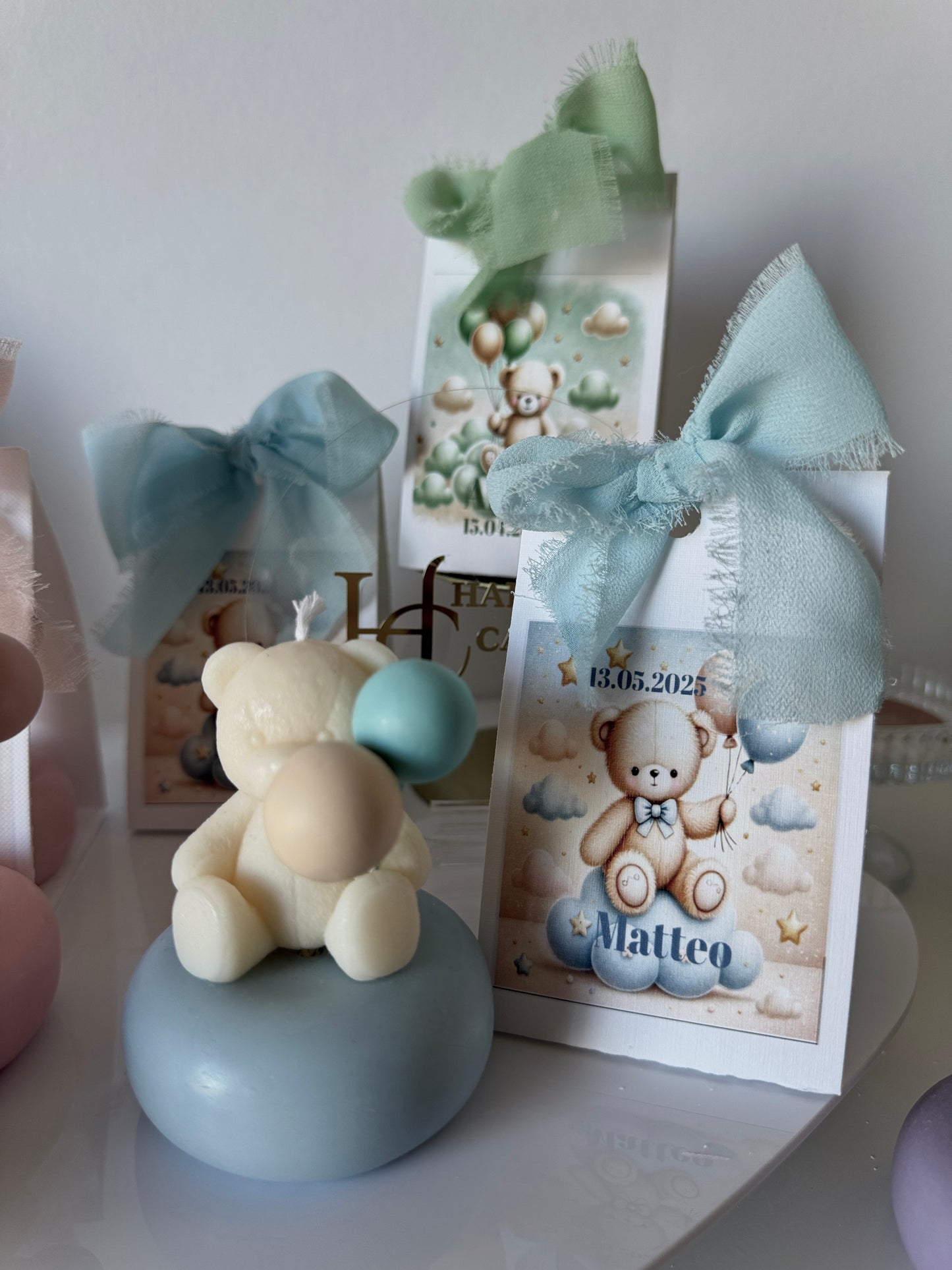 Teddy Balloon Favor