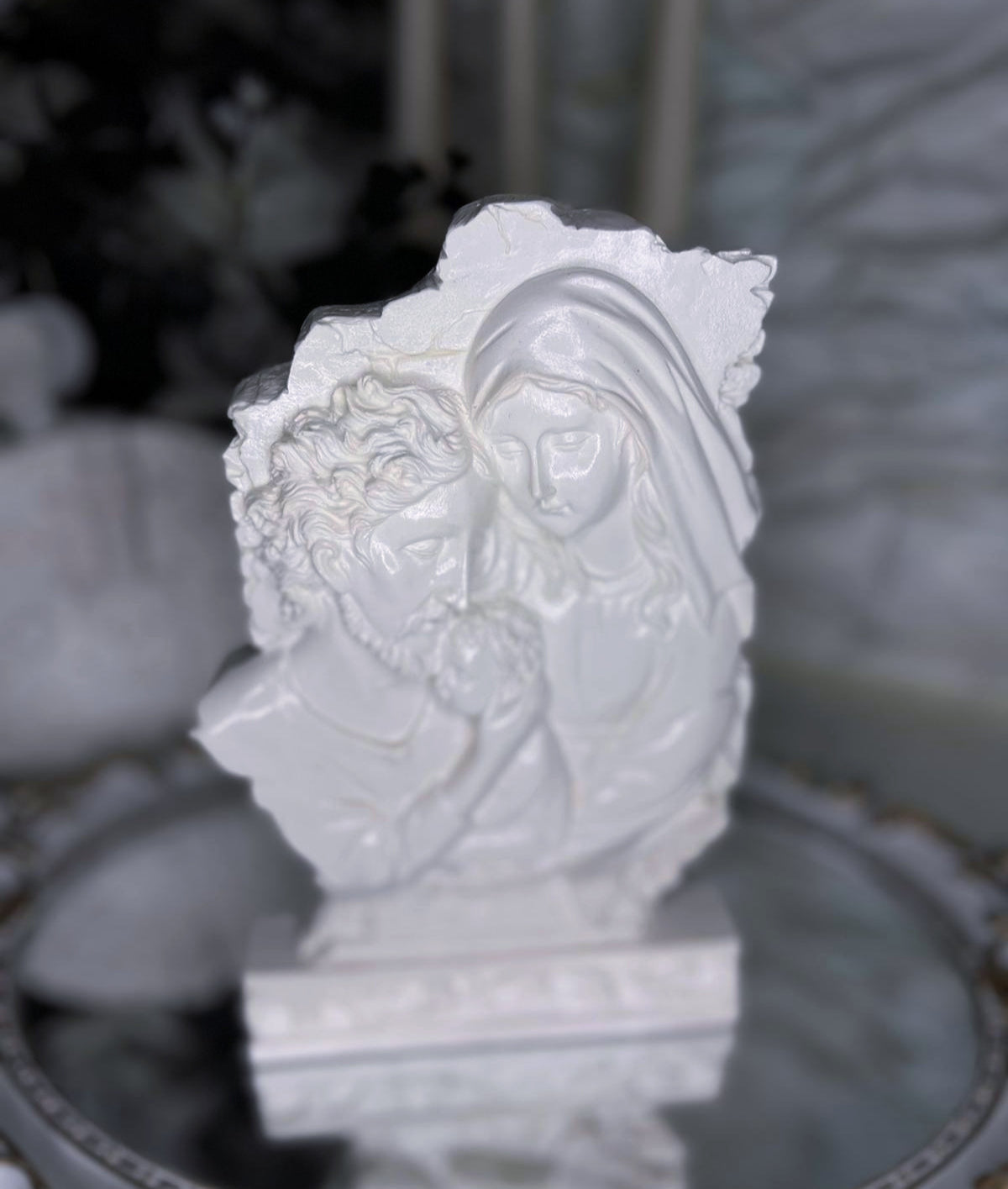 Sacred Family Candle | Statuette