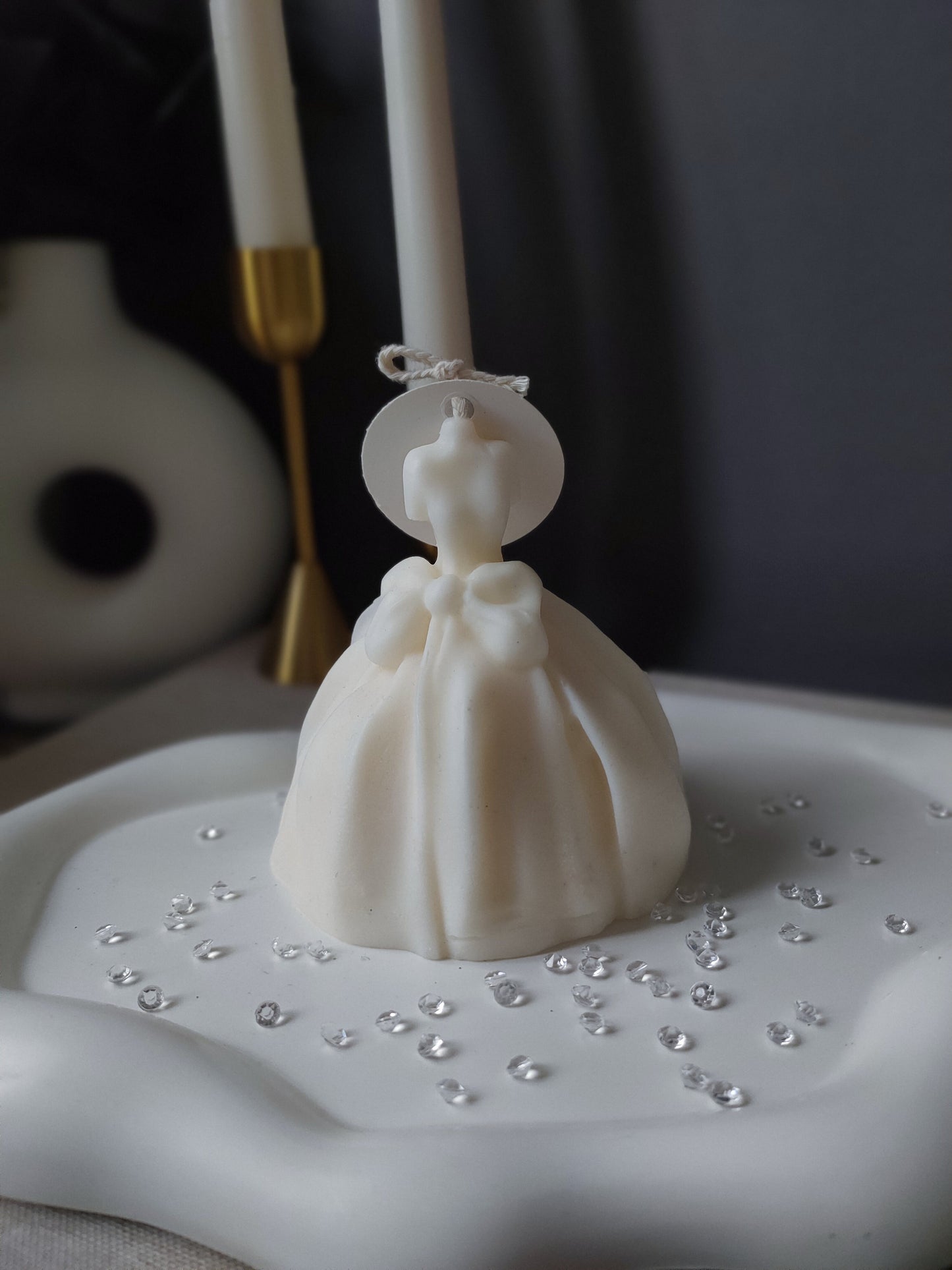 Bride Dress Candles