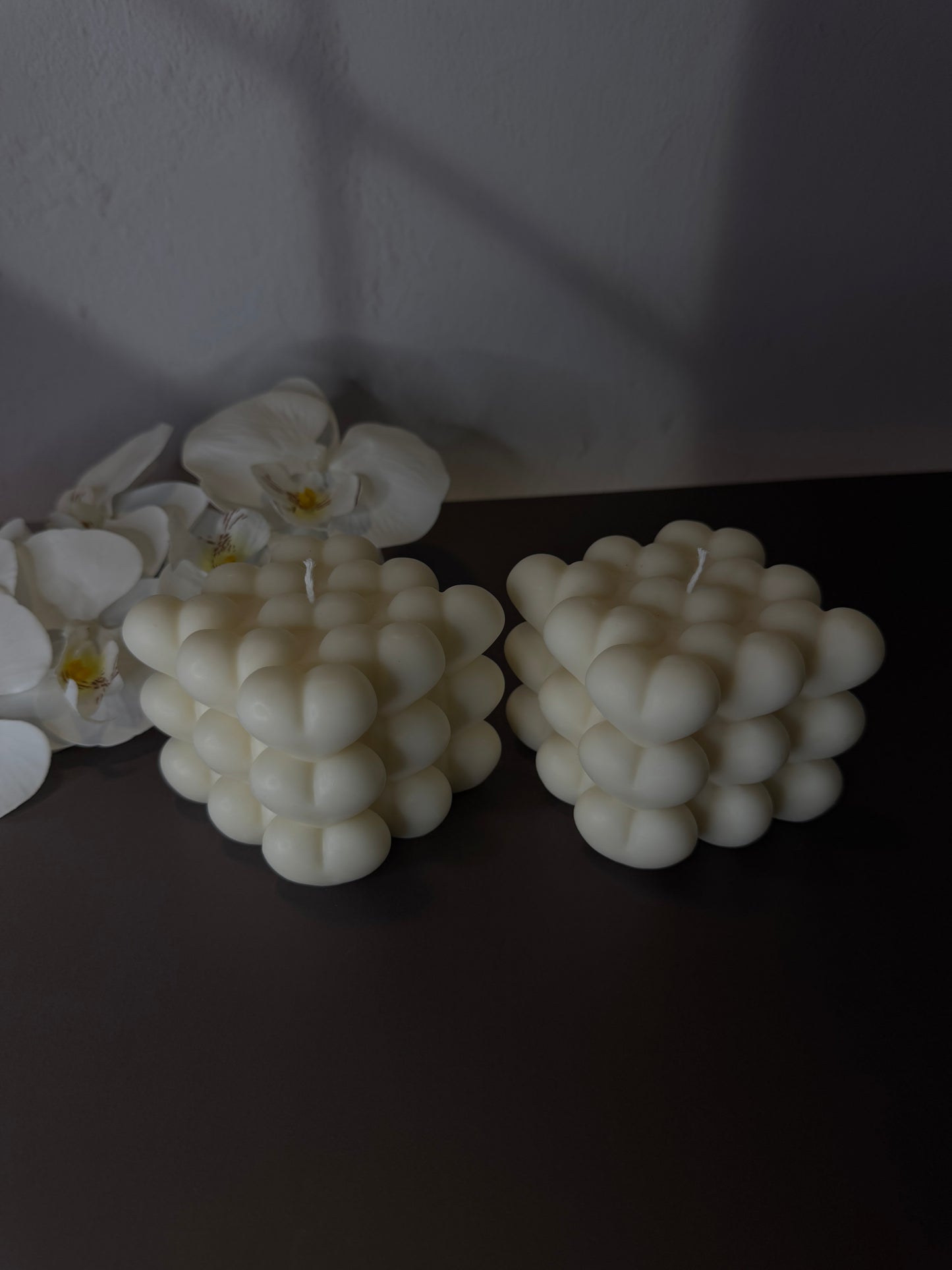 Heart Bubble Candle