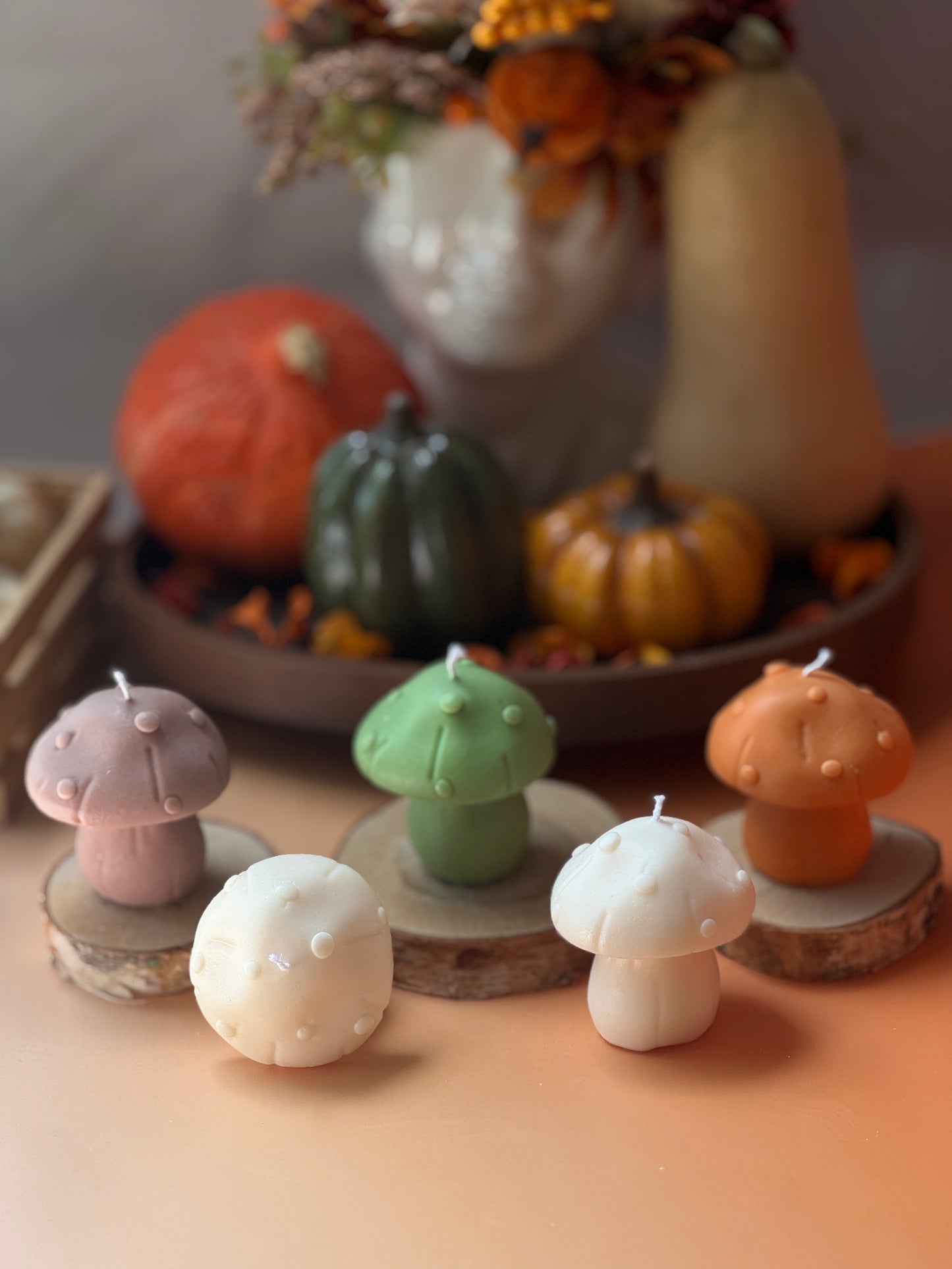 Autumn Sculptural Candles
