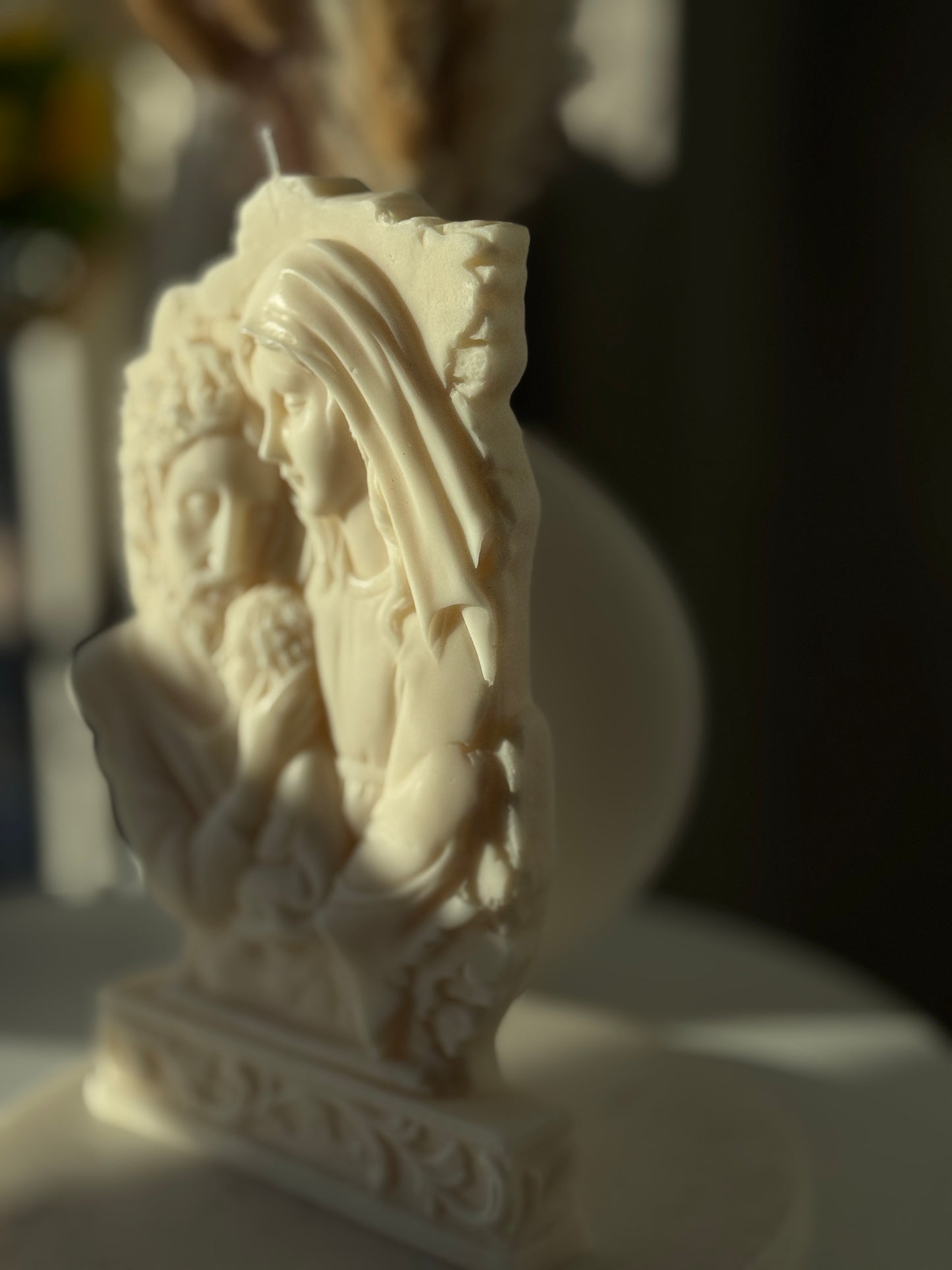 Sacred Family Candle | Statuette