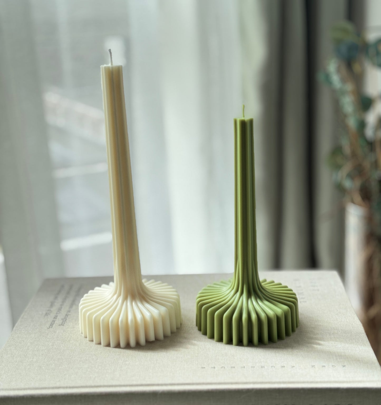 Linéa Collection: Ripple & Fluted Taper Candles