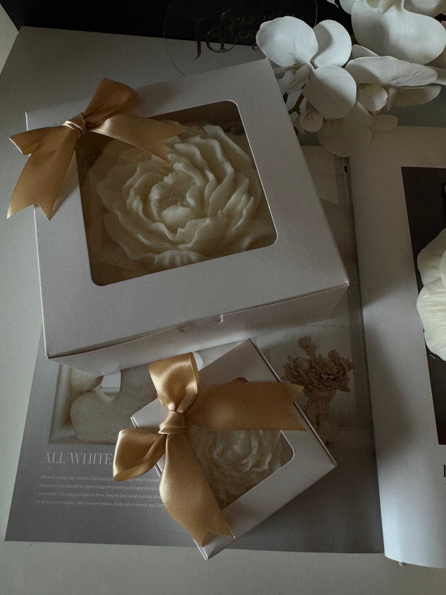 Peony Bloom Candles