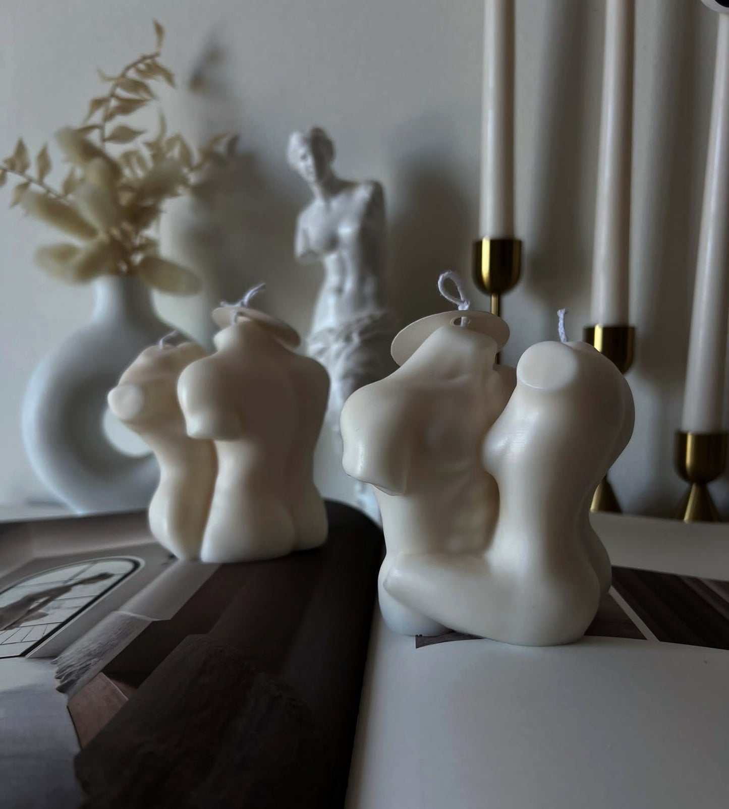 Intimate Couple Candles