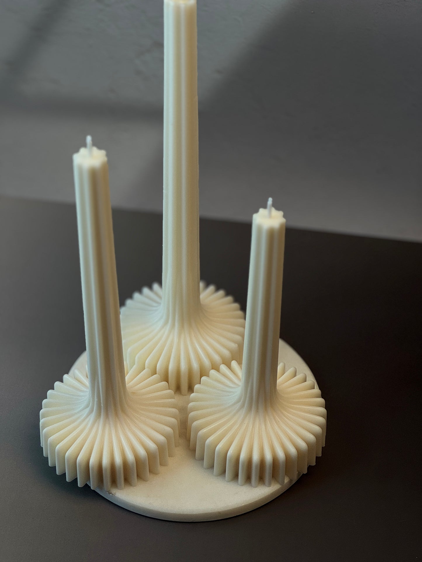 Linéa Collection: Ripple & Fluted Taper Candles