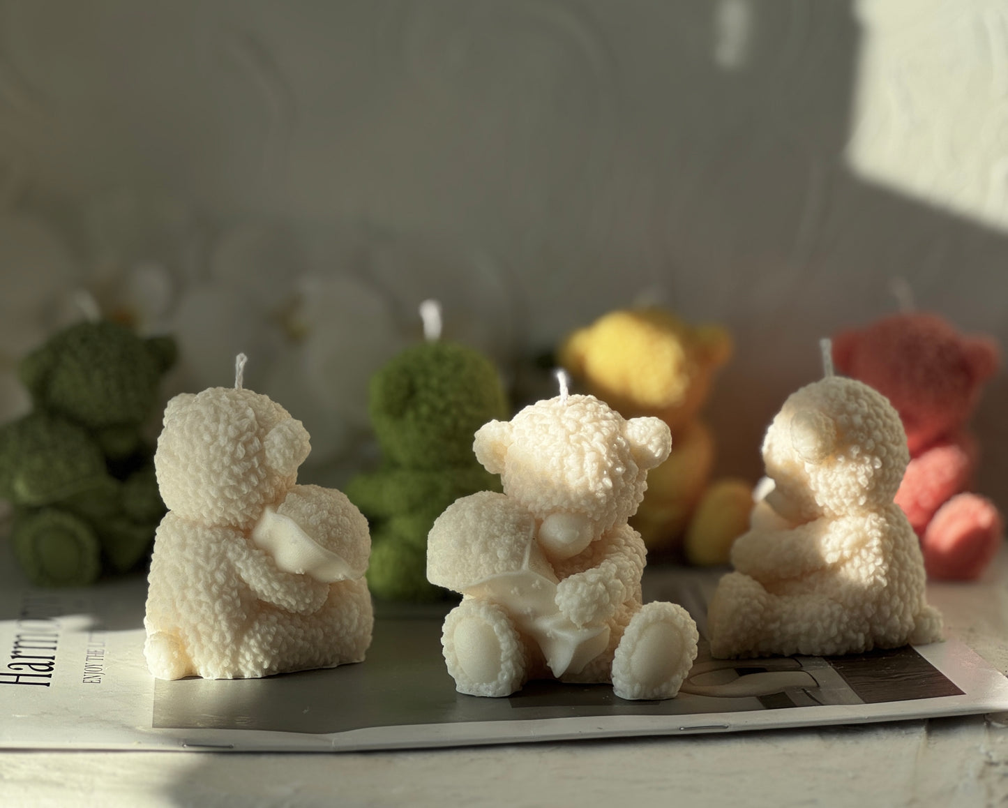 Teddy Bear Candle