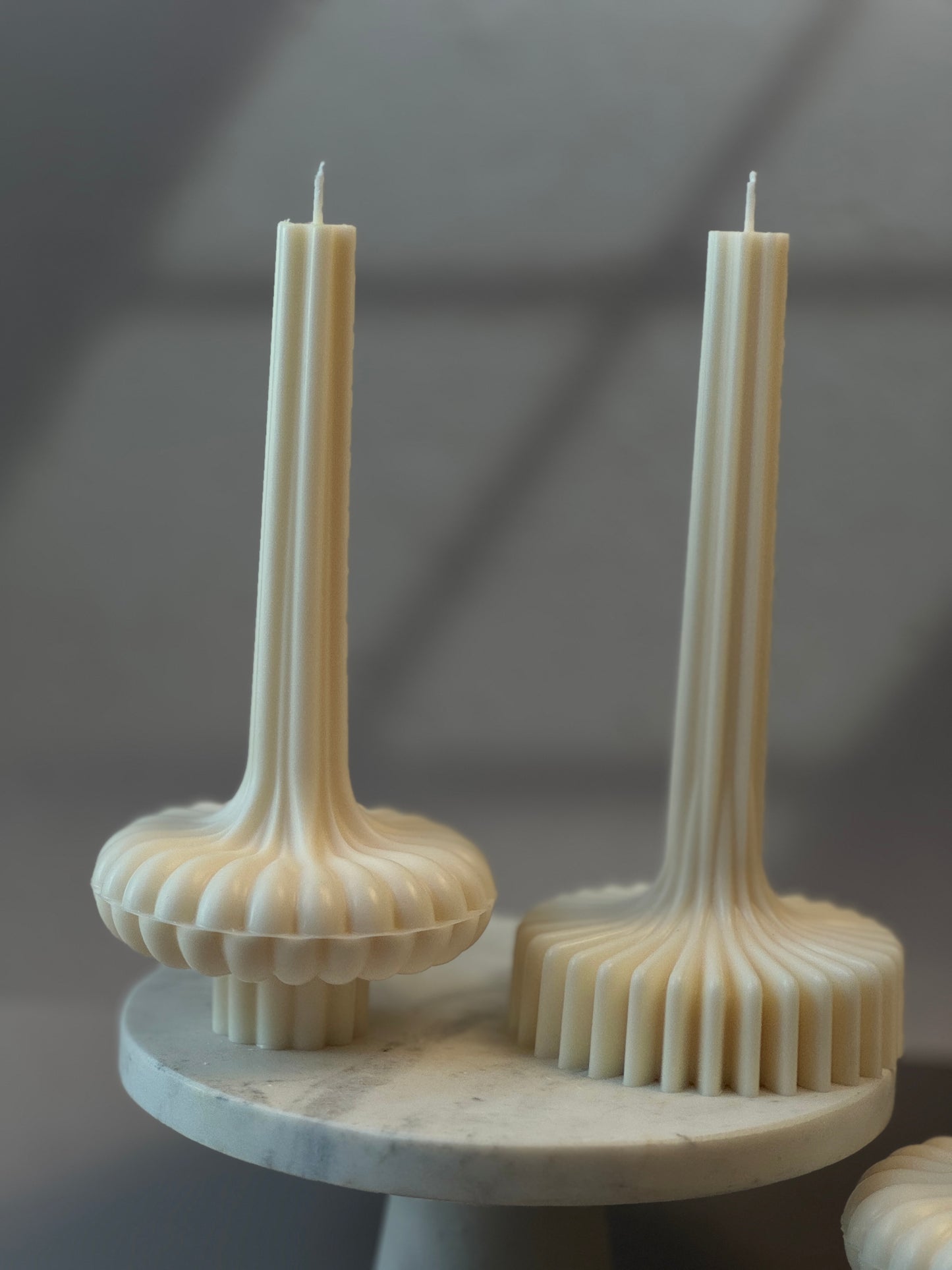 Linéa Collection: Ripple & Fluted Taper Candles