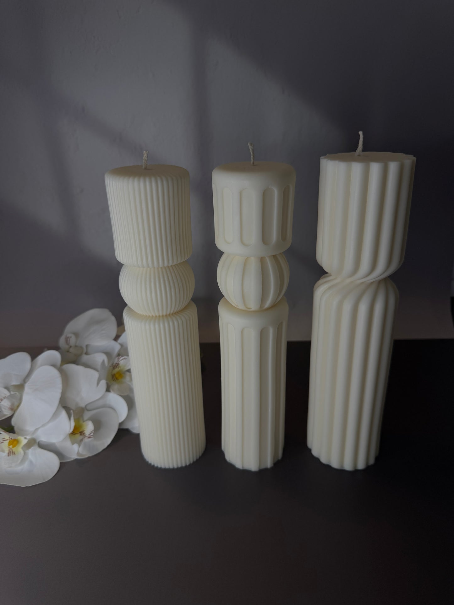 Linéa Collection-Sculptural Soy Wax Candles