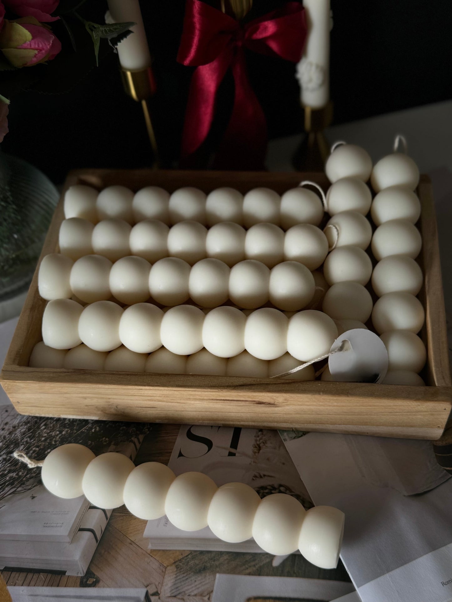 Luma | Sphere Taper Candle
