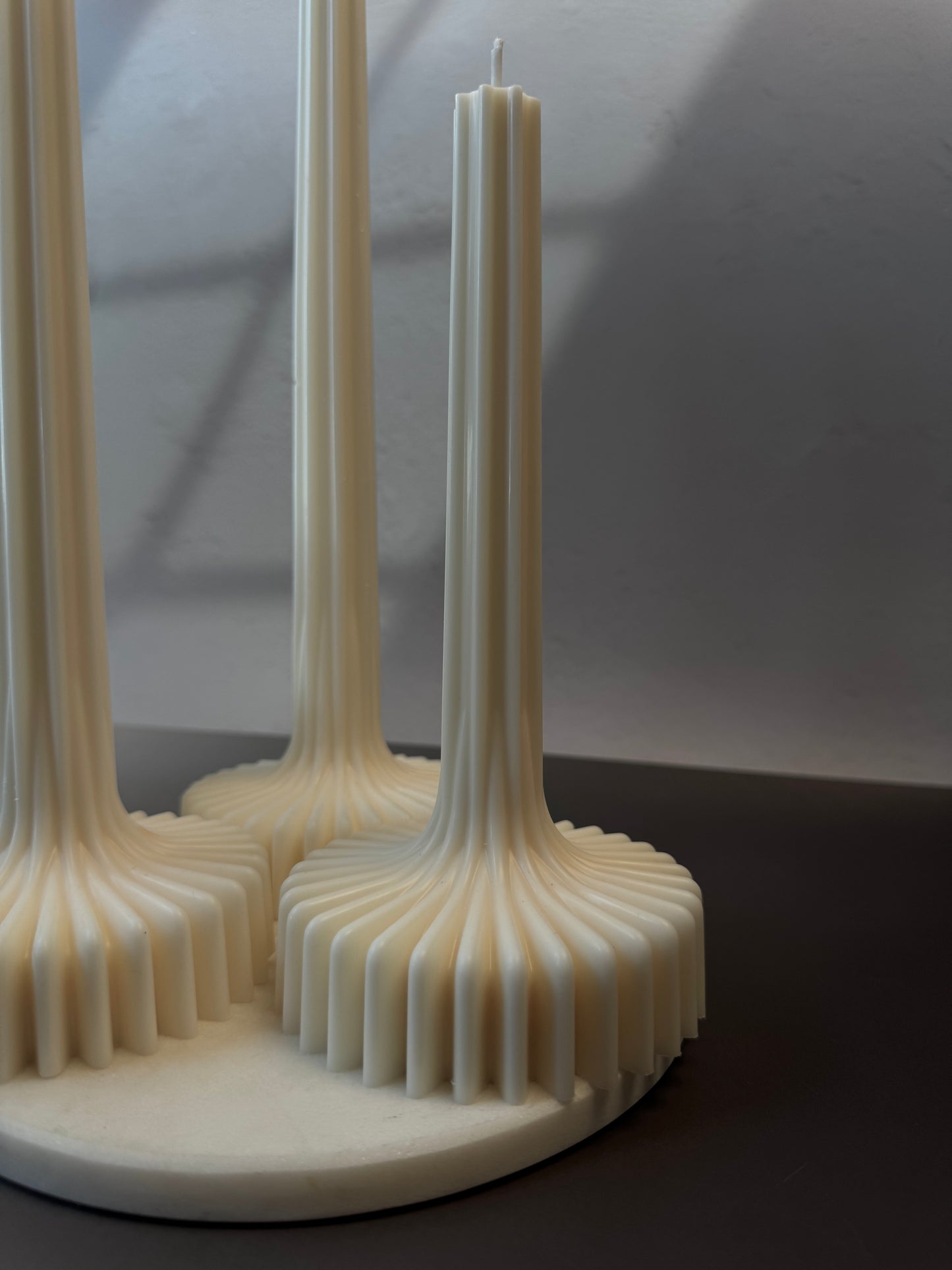Linéa Collection: Ripple & Fluted Taper Candles