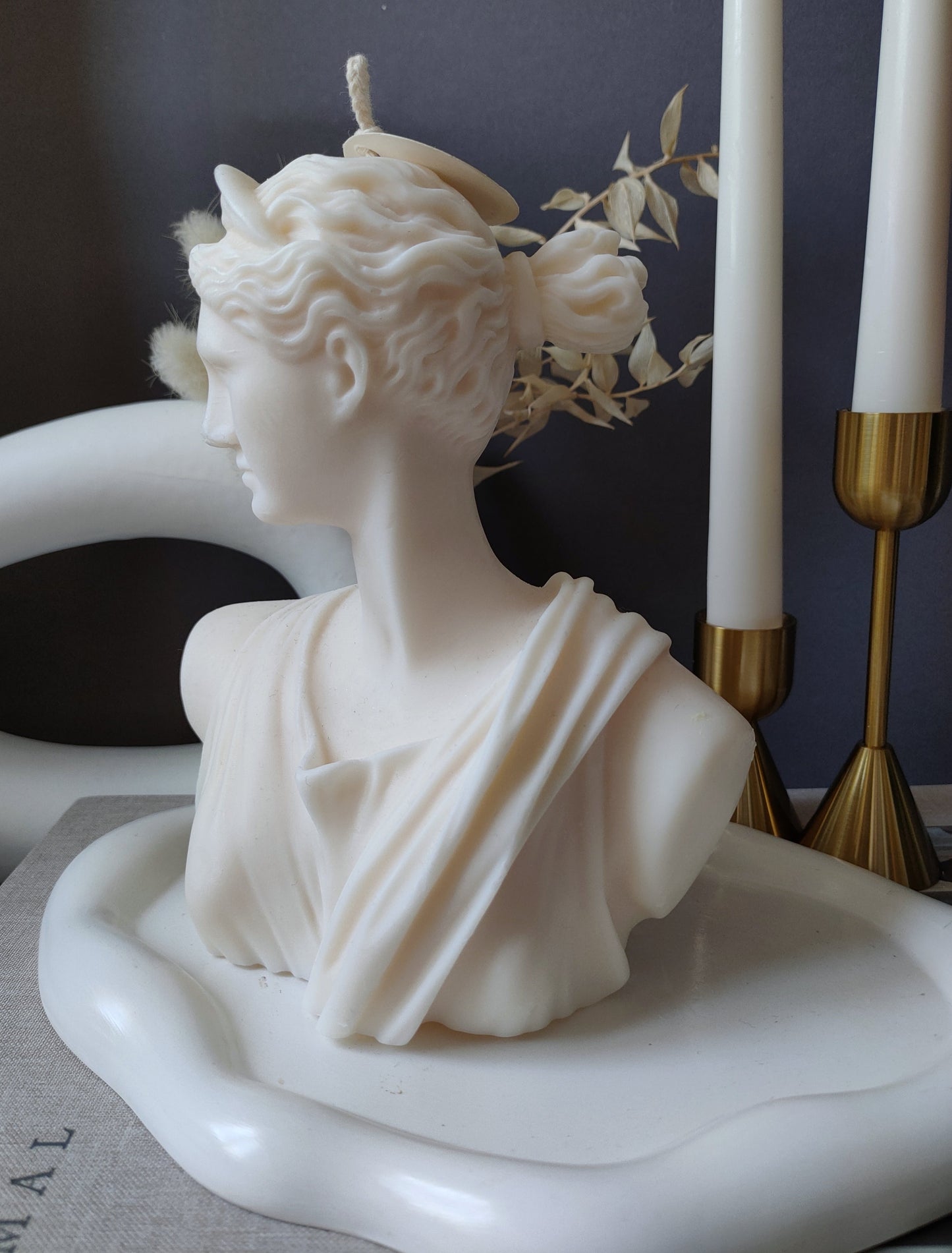 Hera & Artemis Sculptural Candles