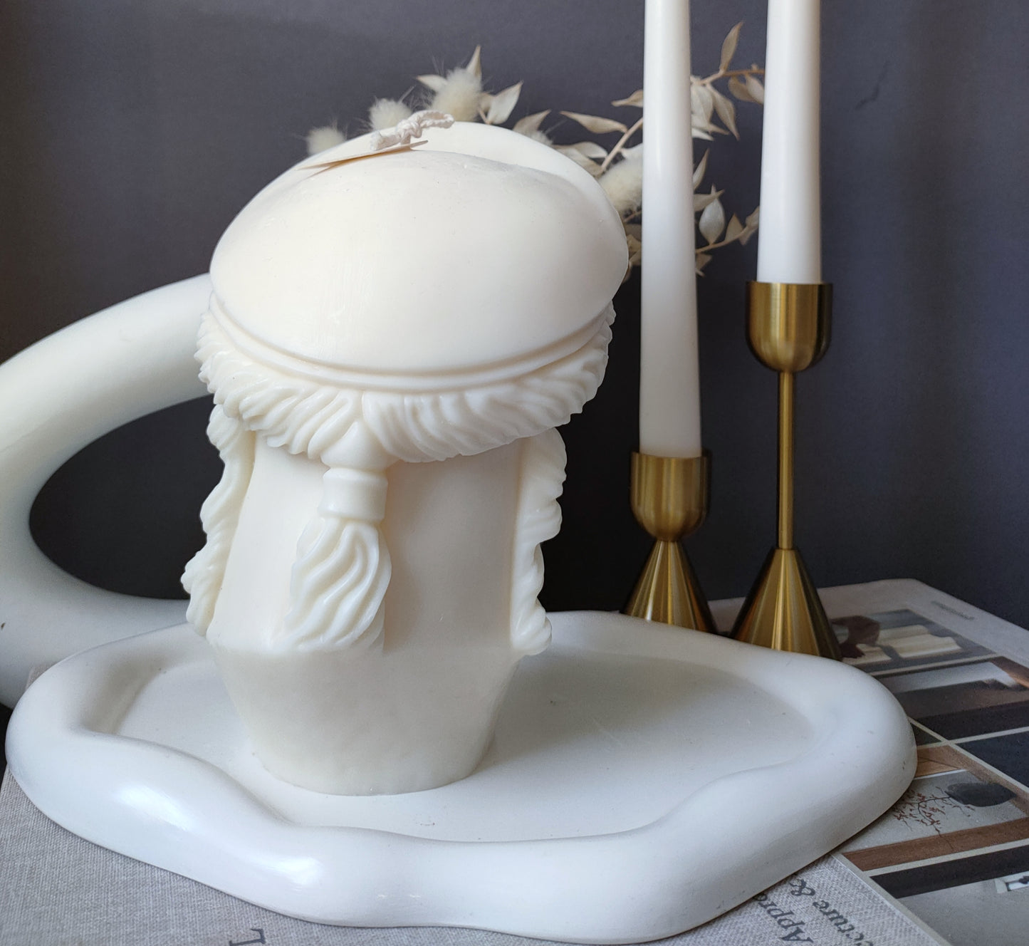 Hera & Artemis Sculptural Candles