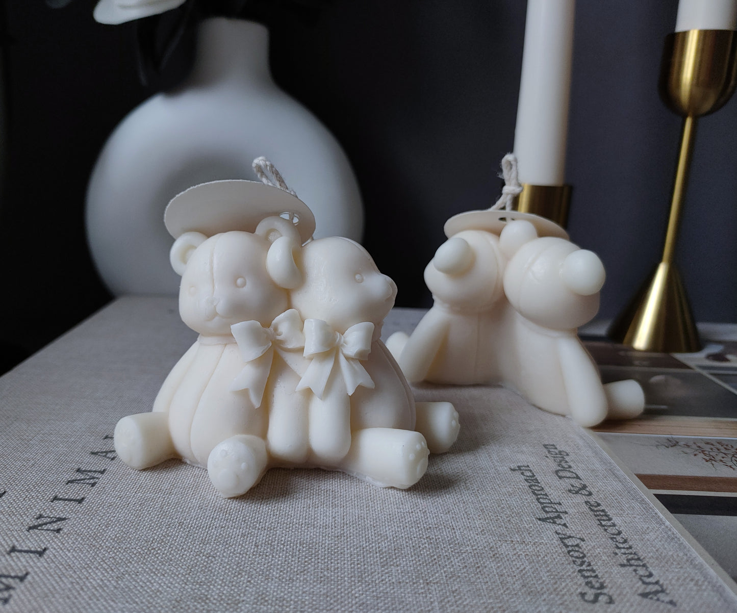 Twin & Snuggle Bear Candle