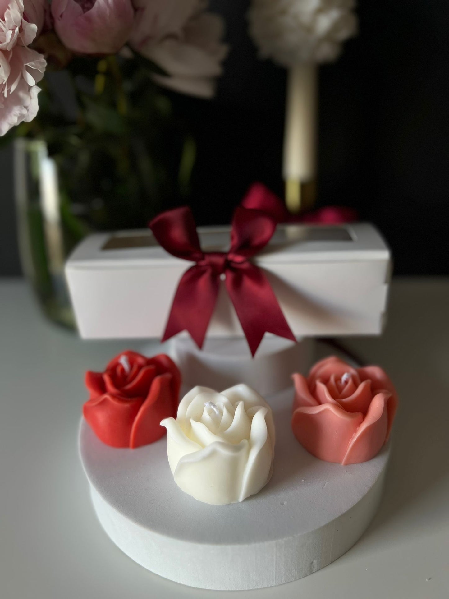 Rose's Gift Box Candles