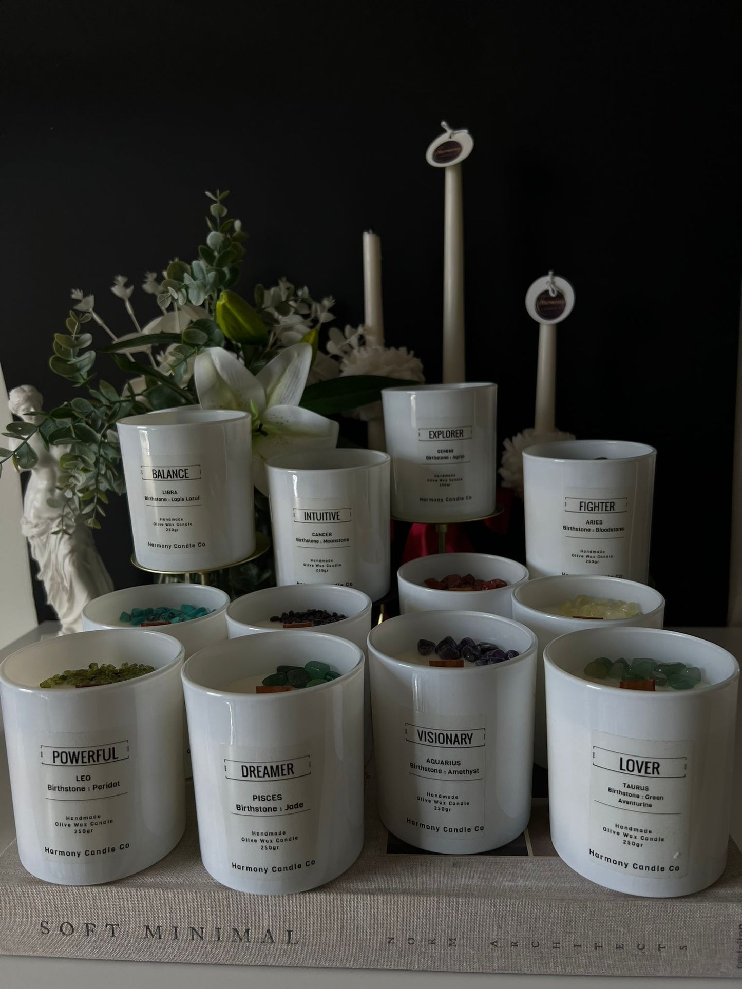 Birthstone Zodiac Candle