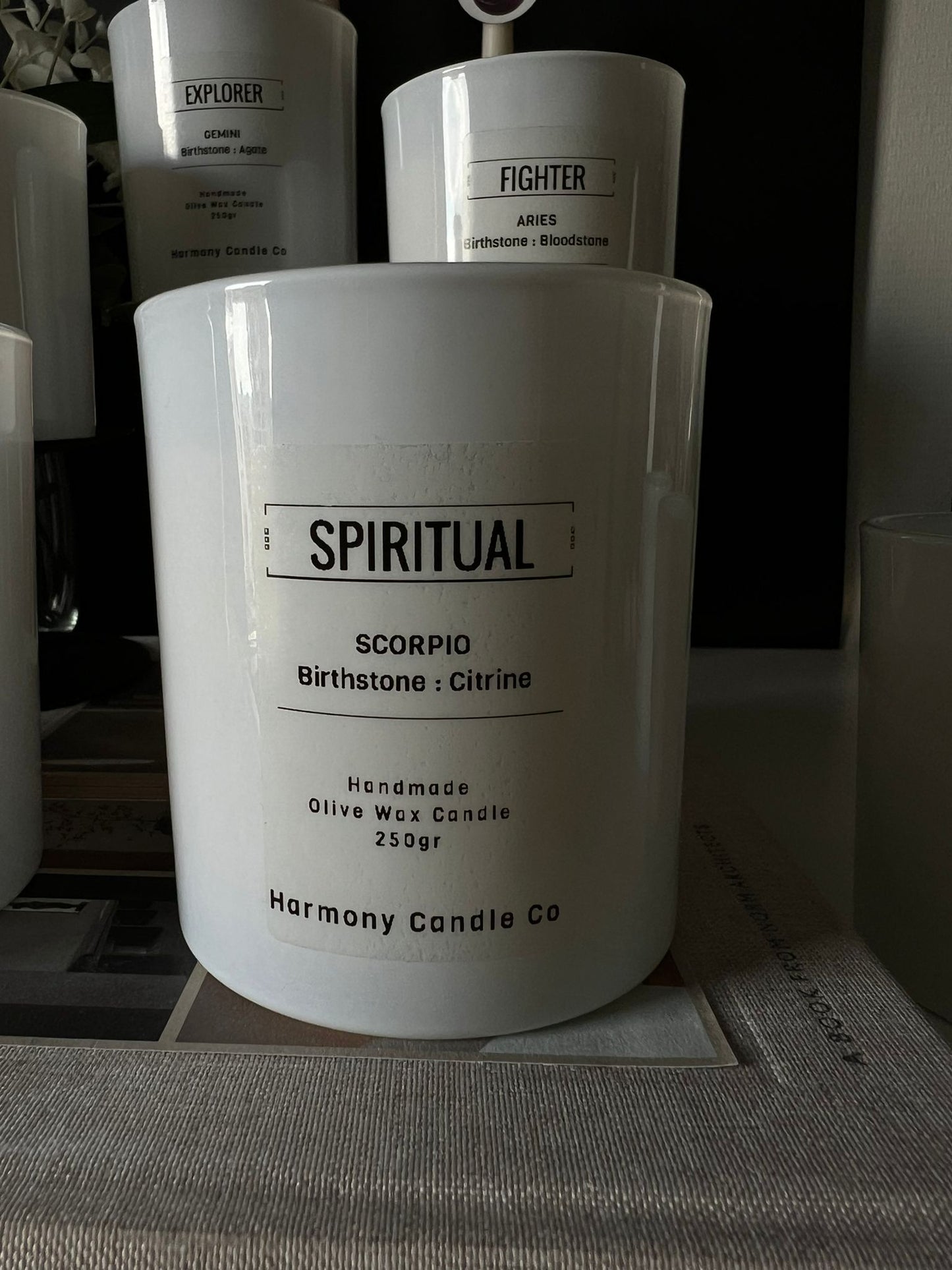 Birthstone Zodiac Candle