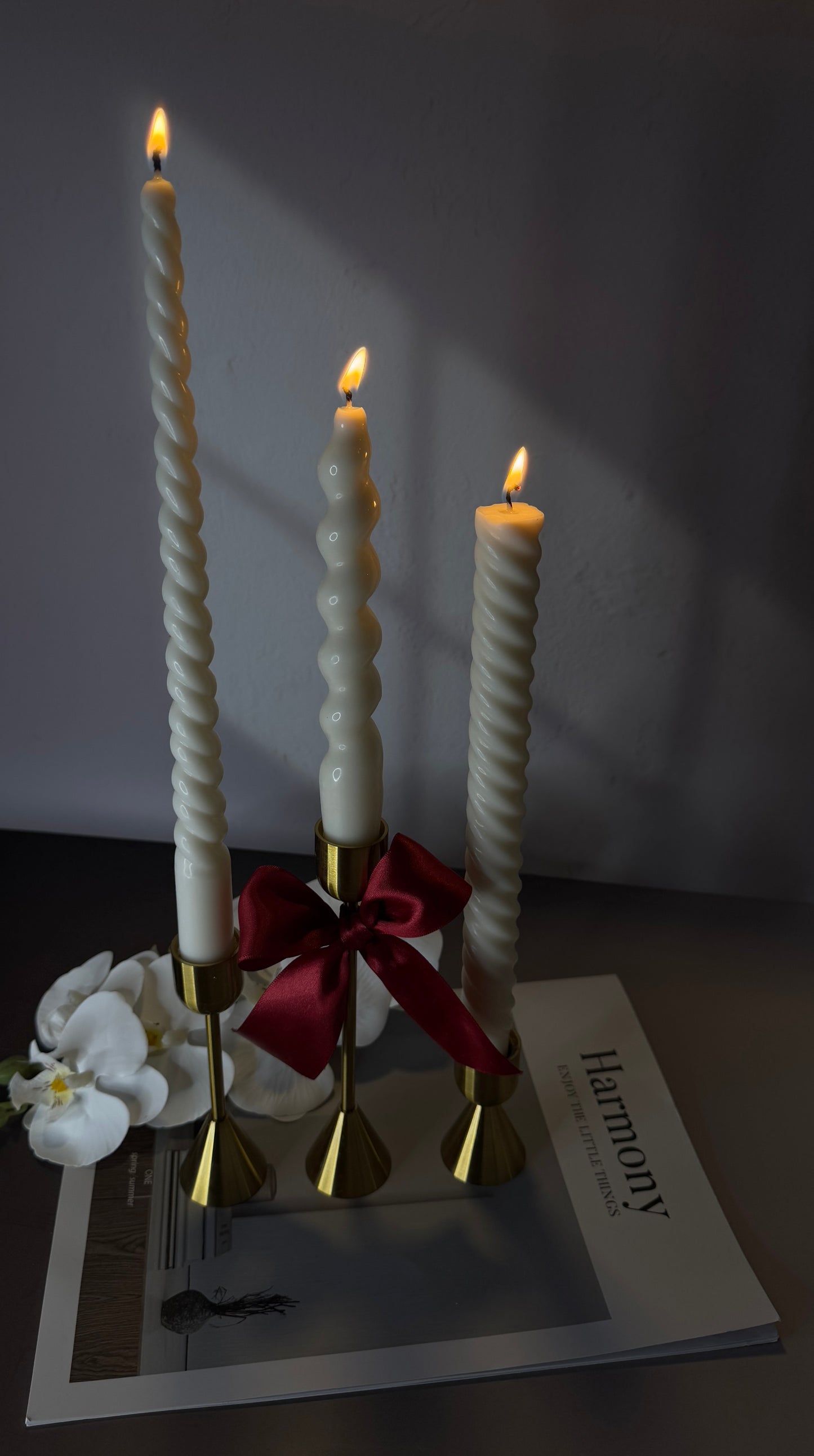 Twist Taper Candles