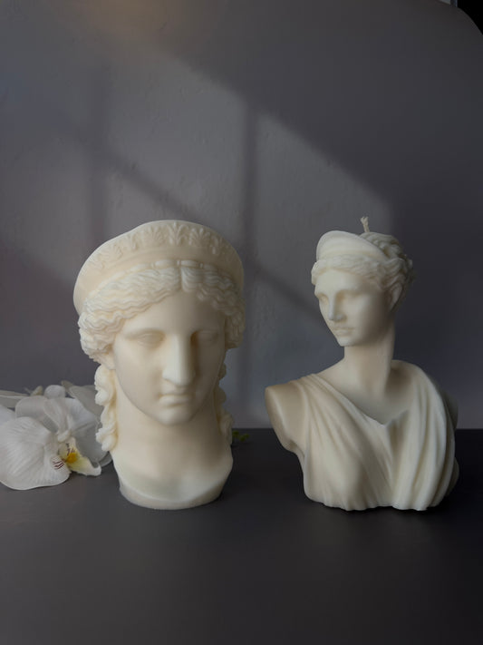 Hera & Artemis Sculptural Candles