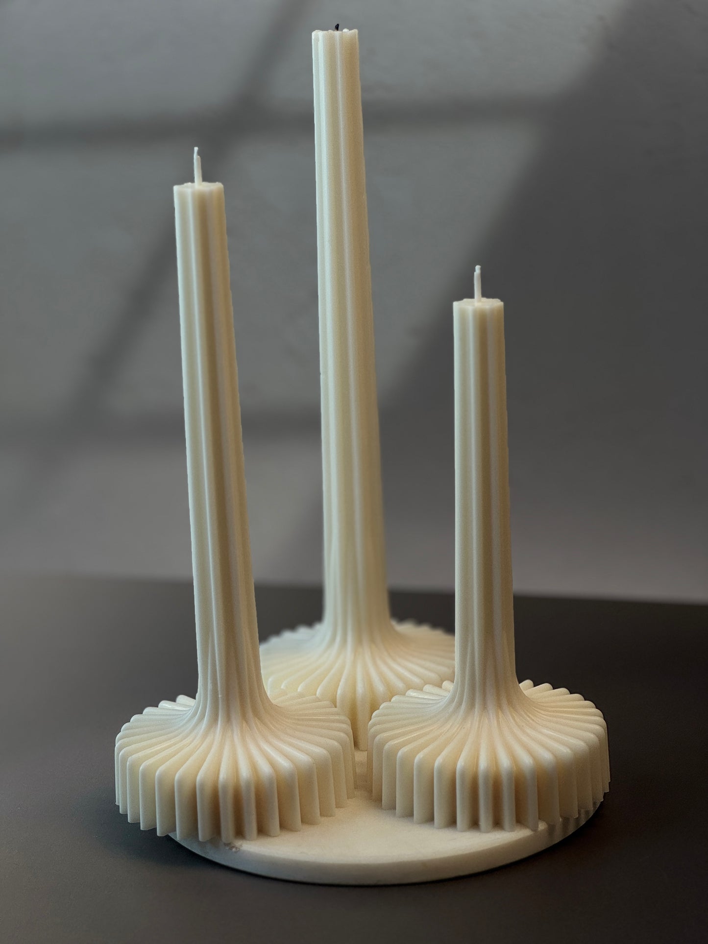 Linéa Collection: Ripple & Fluted Taper Candles