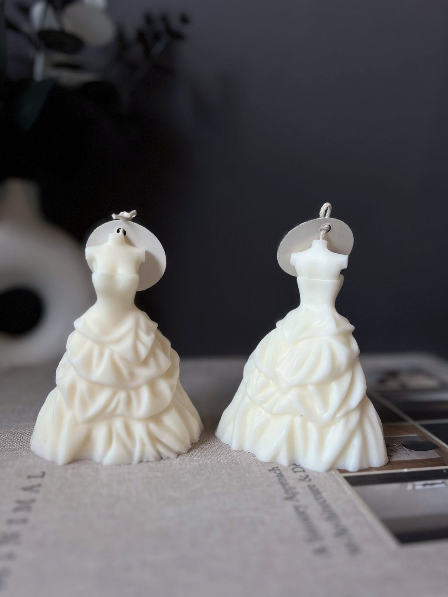Bride Dress Candles
