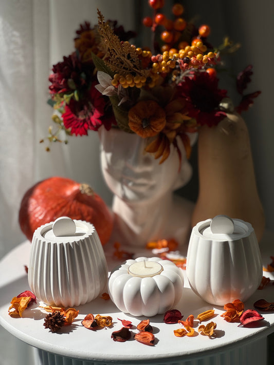 Autumn Glow | Elegant Pumpkin Jars