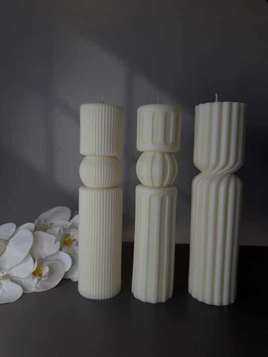 Linéa Collection-Sculptural Soy Wax Candles