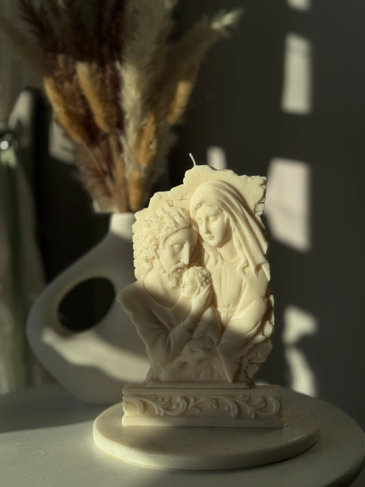 Sacred  Family Candle | Statuette