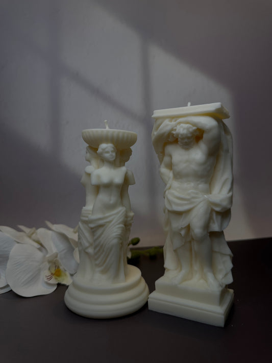 Trio Goddess & Atlas Zeus Candles