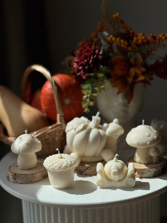 Autumn Sculptural Candles