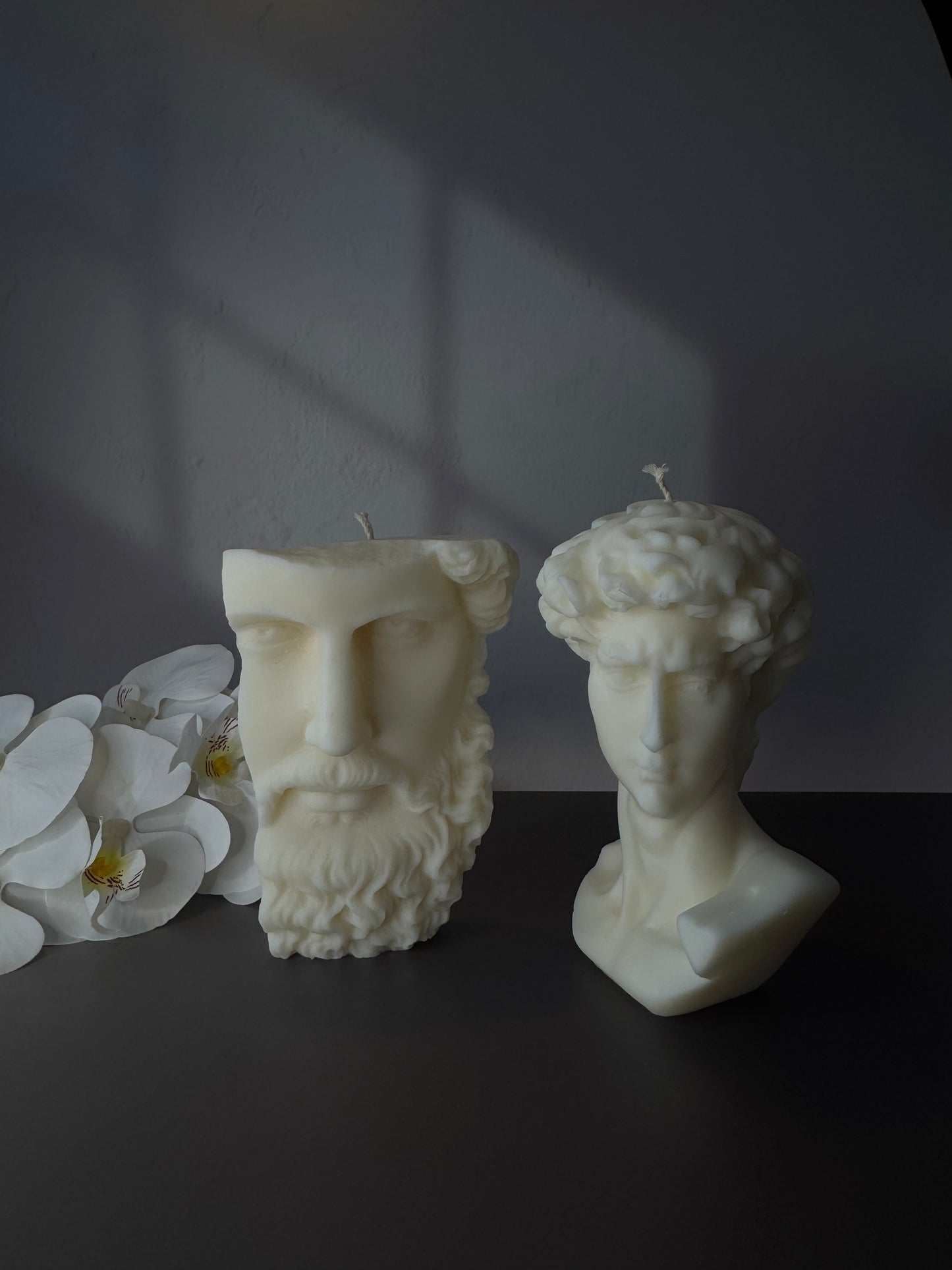 Michelangelo & David Candles