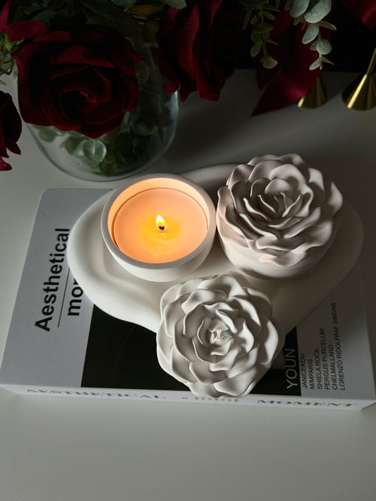 Rose Cachette- Scented Candle & Jewelry Jar