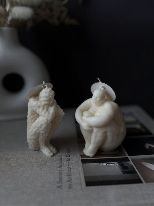 Set Abstract Human Candles